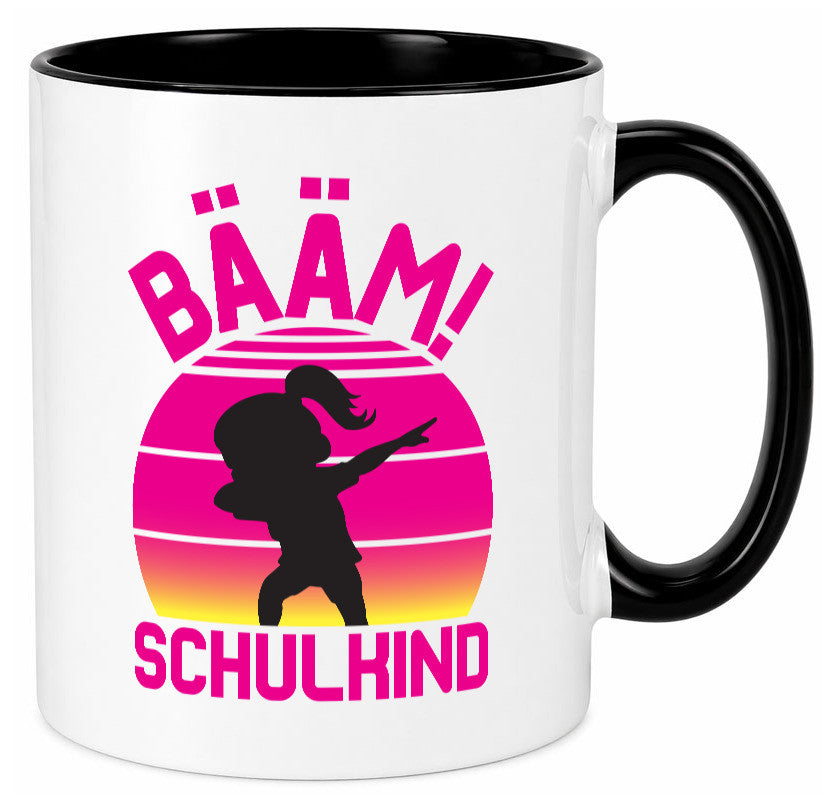 Bääm Schulkind | Einschuldung Schulanfang Geschenkidee Humor Tasse