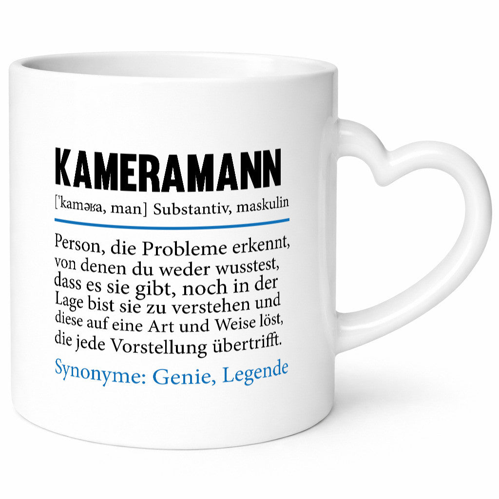 Kameramann | lustig Definition Kamera Beruf Geschenkidee Arbeit Kollegen Büro