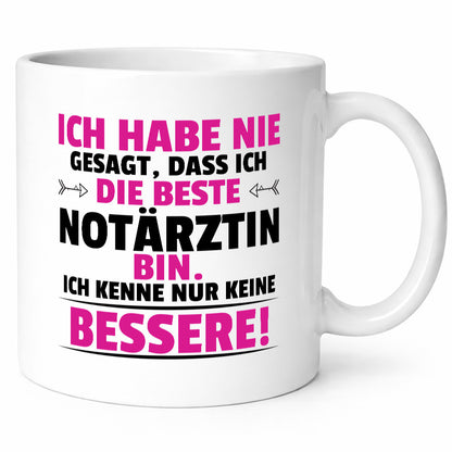 Die Beste Notärztin | Ärztin Humor Geschenkidee Tasse