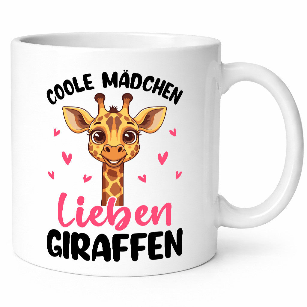 Coole Mädchen lieben Giraffen | Giraffen Geschenk Humor Geschenkidee lustig