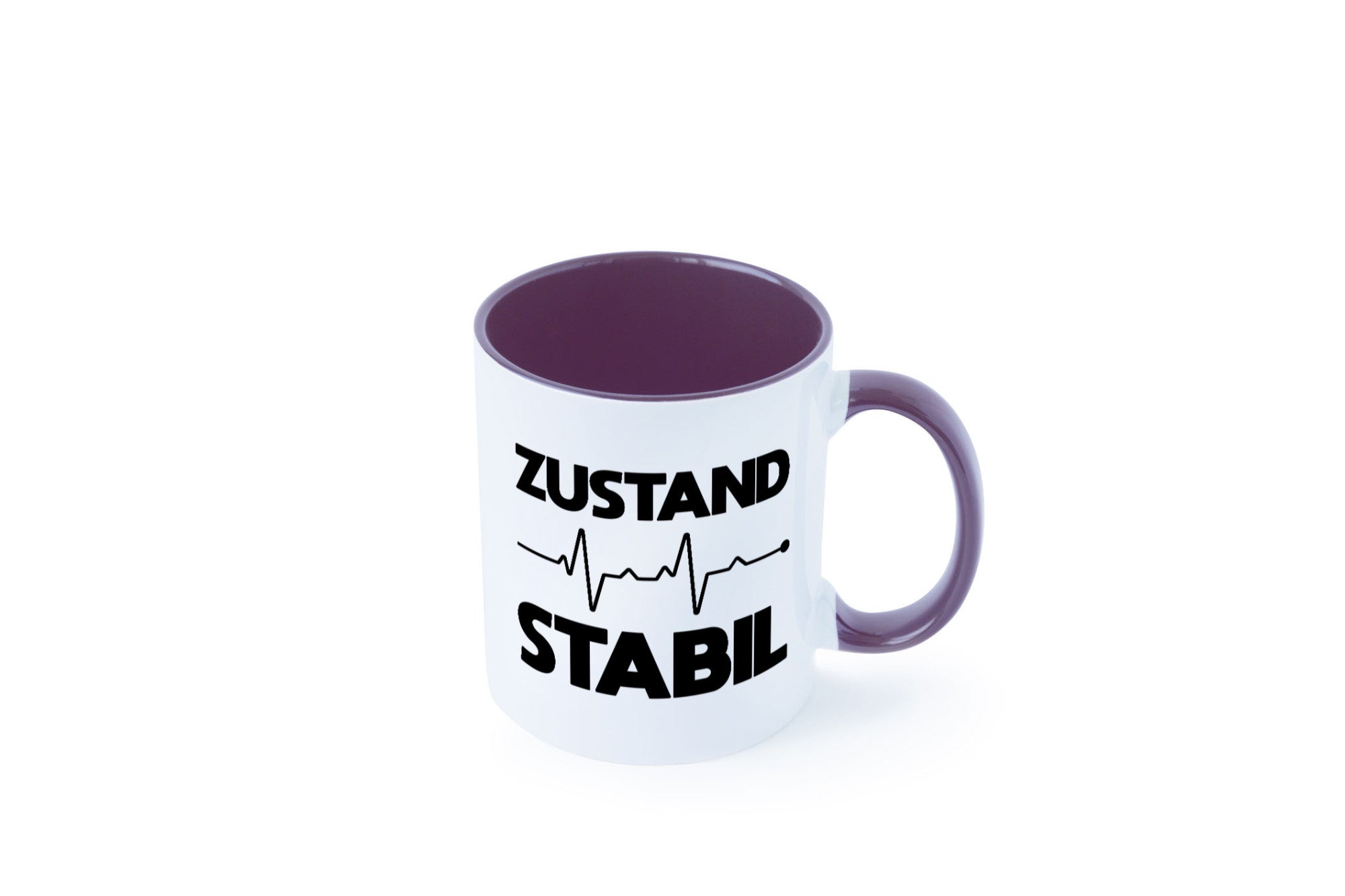 Zustand Stabil | Herzschlag Heartbeat lustiger Spruch Geschenk Humor