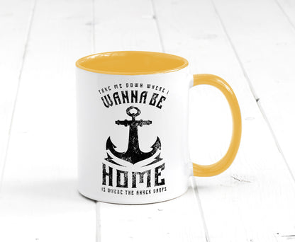 Bring mich da hin, wo ich sein will - Anker werfen lustiger Spruch Geschenk