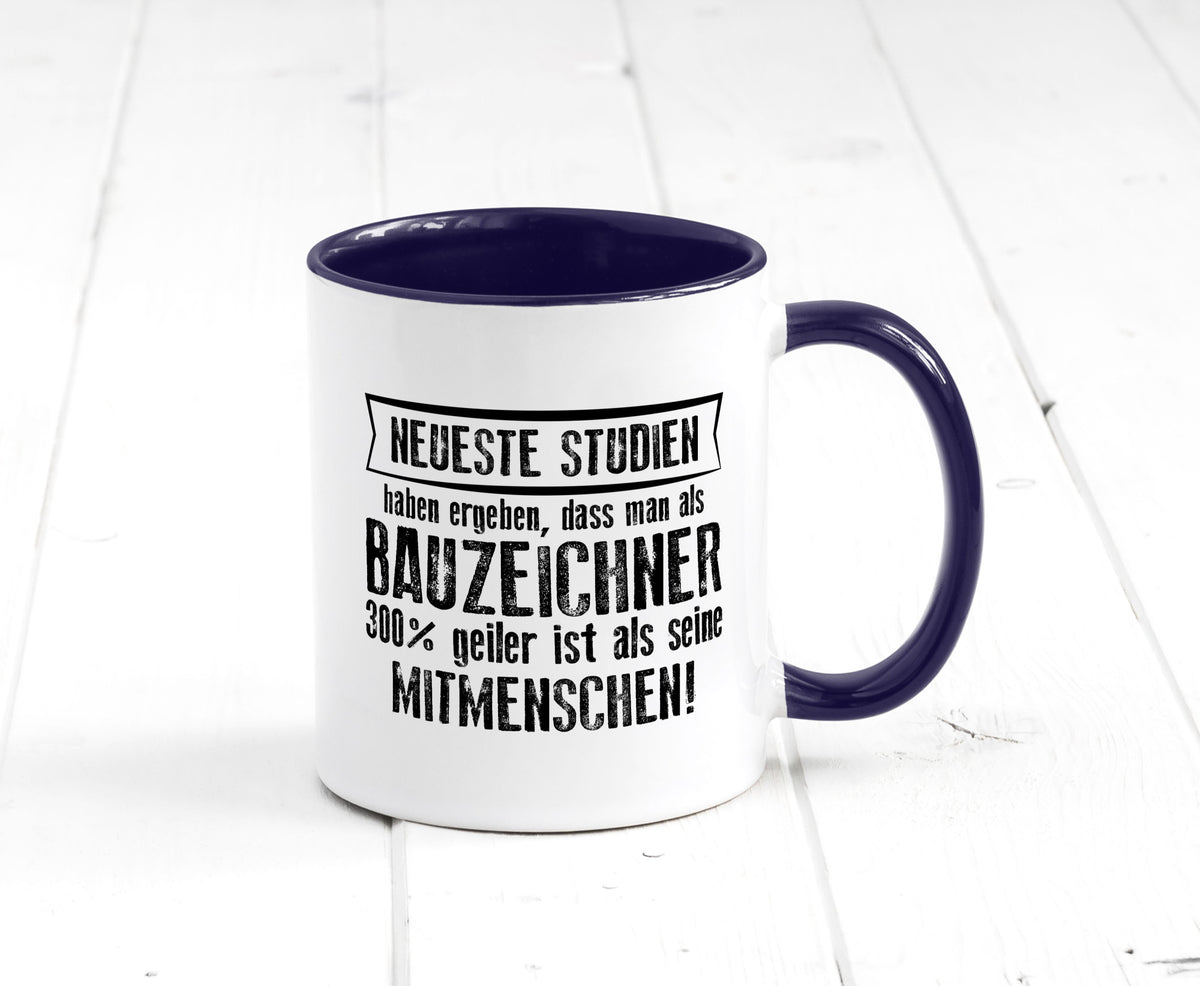 Neuste Studien: Bauzeichner | Zeichner Humor Geschenkidee Tasse