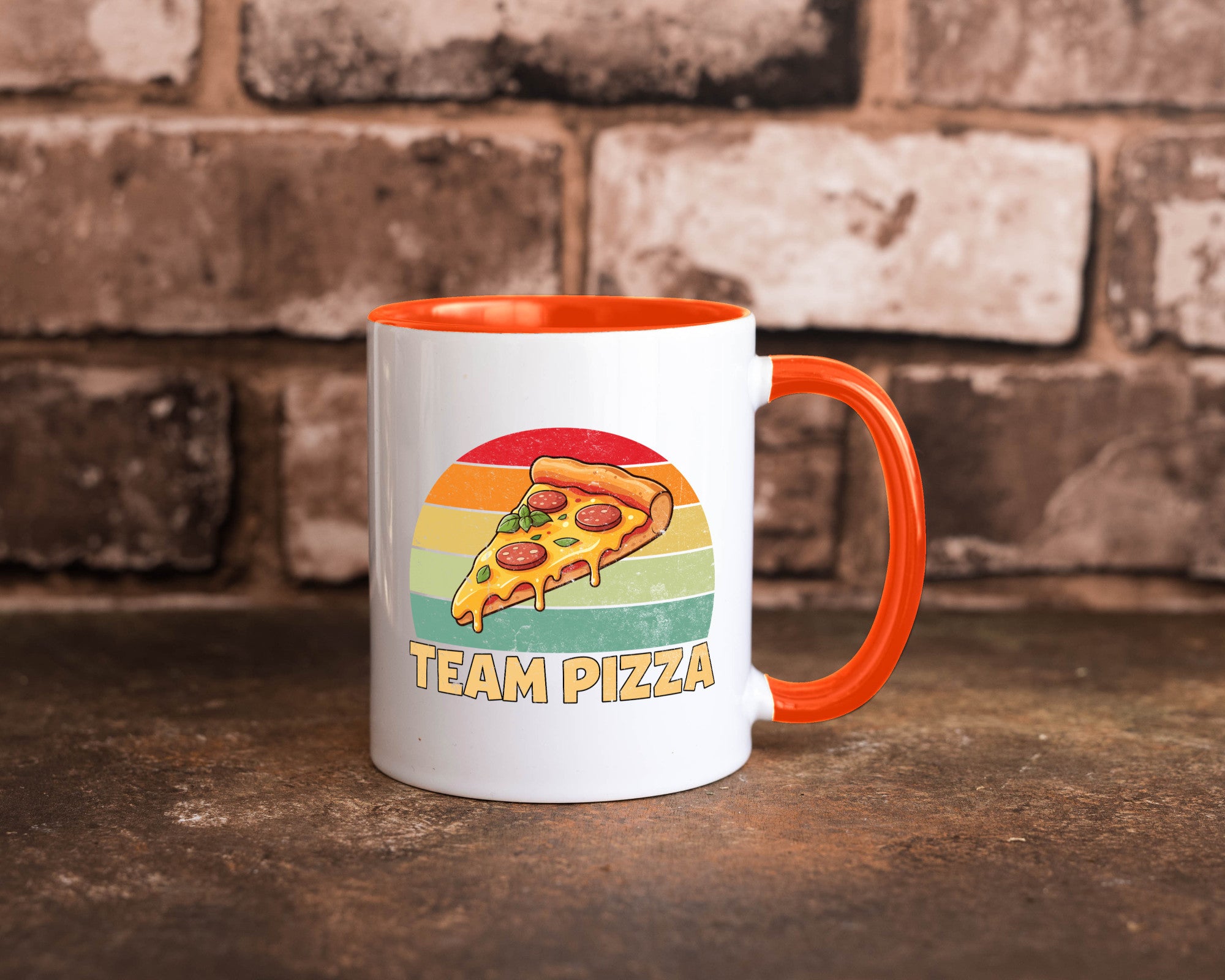 Team Pizza | Pizzaliebhaber Lover v2 Geschenkidee Humor Tasse