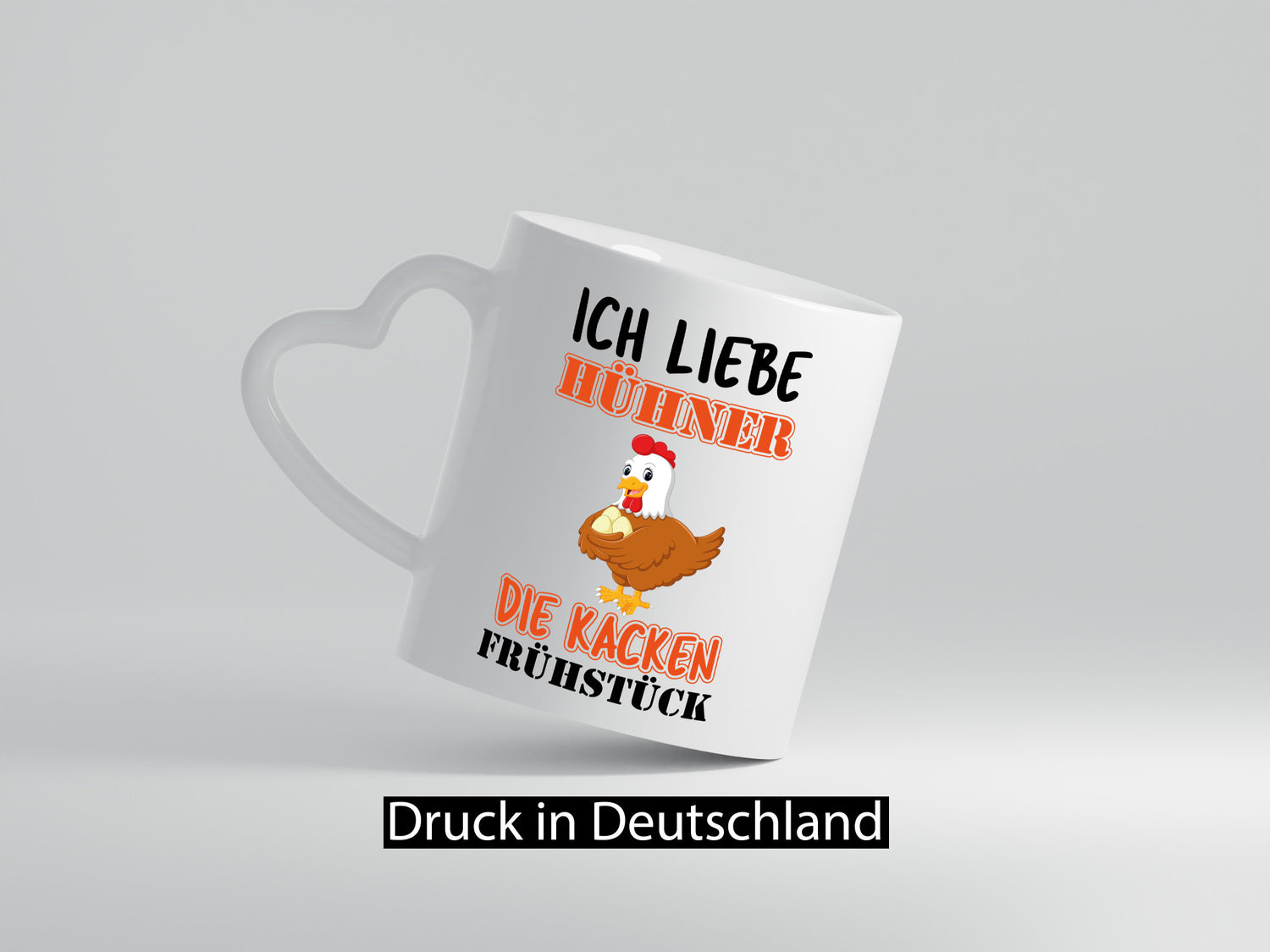 Ich liebe Hühner Humor Geschenkidee Tasse