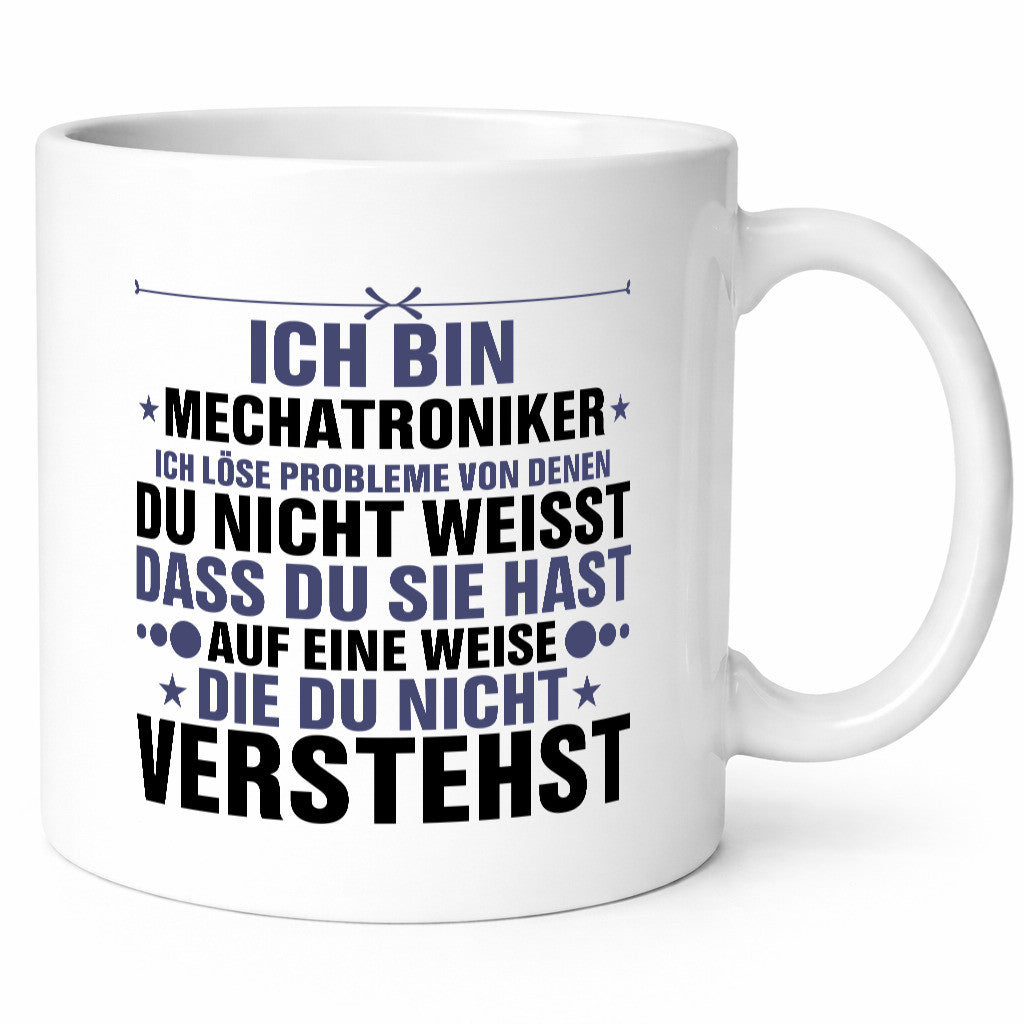 Löse Probleme: Mechatroniker | KFZ v2 Humor Geschenkidee Tasse