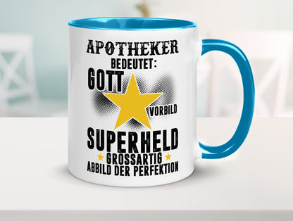 Bedeutung von Apotheker | Apotheke Pharmazie Humor Geschenkidee Tasse