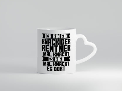 Ein knackiger Rentner | Ruhestand Ruhegenuss lustig Jubiläum Geschenk Tasse