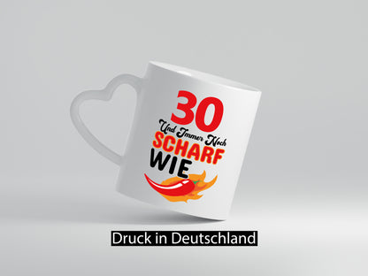 Ich bin Scharf lustig Humor Geschenkidee Geschenk Tasse