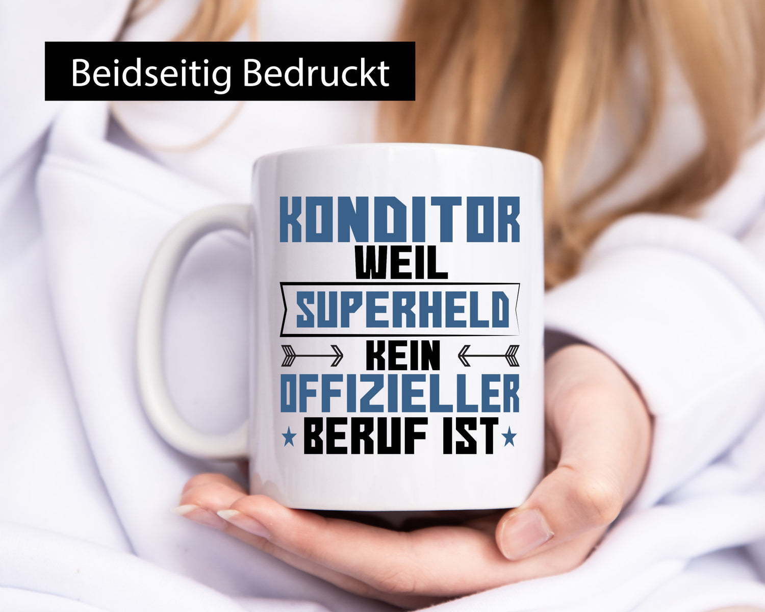 Superheld Konditor | Konditorei Humor Geschenkidee Tasse