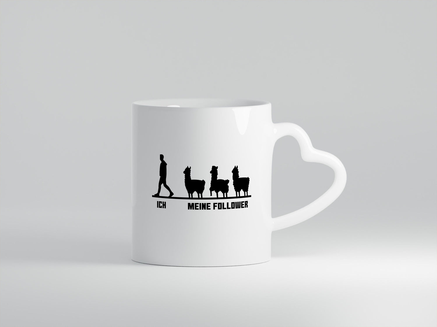 Meine Follower | Lama Alpaka Influencer Internet lustig Humor Geschenkidee