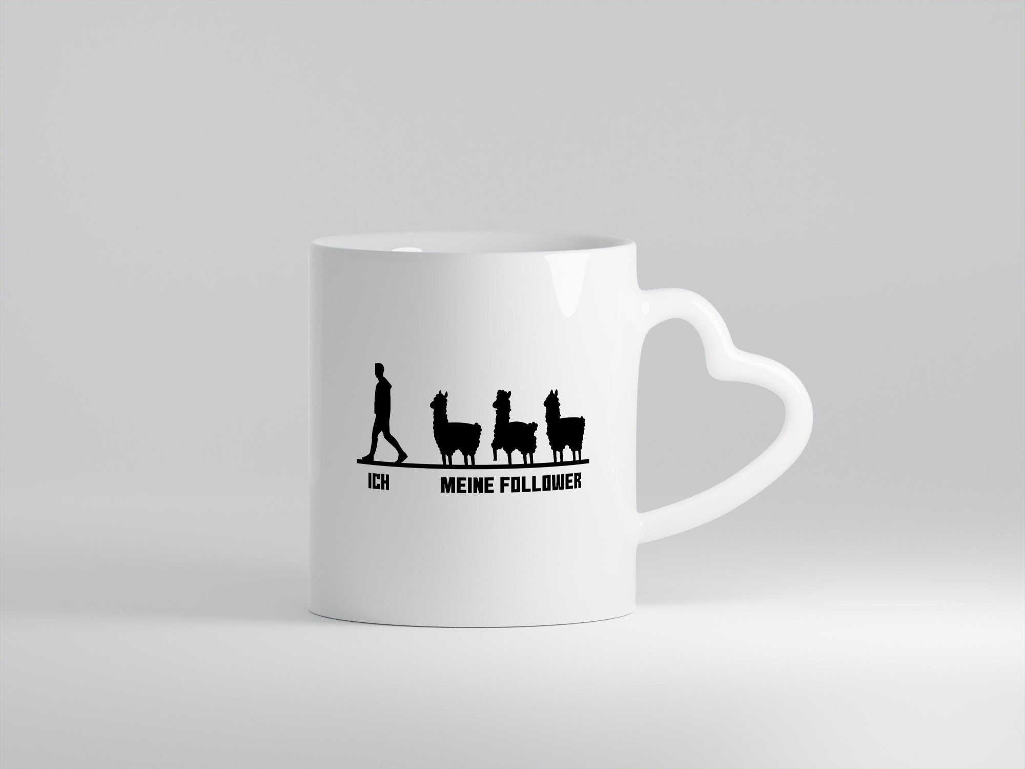 Meine Follower | Lama Alpaka Influencer Internet lustig Humor Geschenkidee