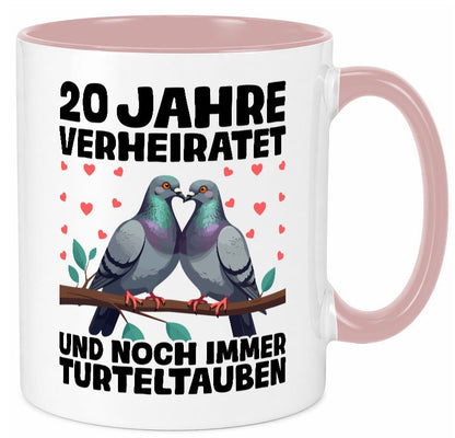 20 Jahre verheiratet | Turteltauben Ehe Ehepaar lustig Humor Geschenkidee