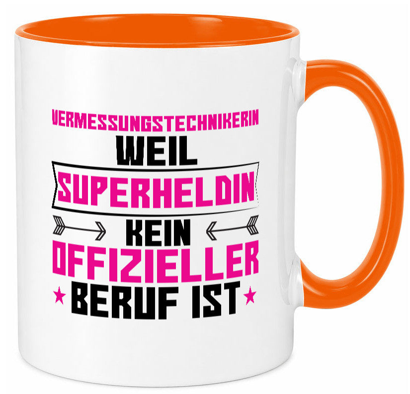 Superheldin Vermessungstechnikerin | Techniker Humor Geschenkidee Tasse