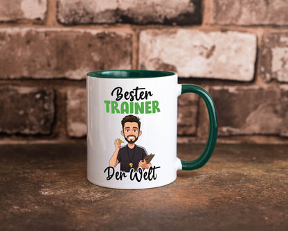 Bester Trainer | Verein Sport v2 Humor Geschenkidee Tasse