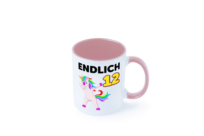 12. Geburtstag | endlich 12 Jahre Einhorn Mädchen lustig Geschenkidee Geschenk