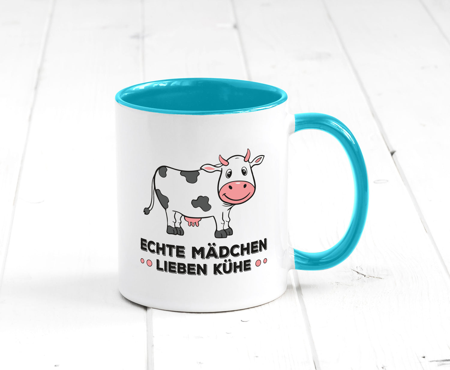 Echte mädchen lieben Kühe | Farm Farmer Bauer lustiger Spruch Geschenk Humor