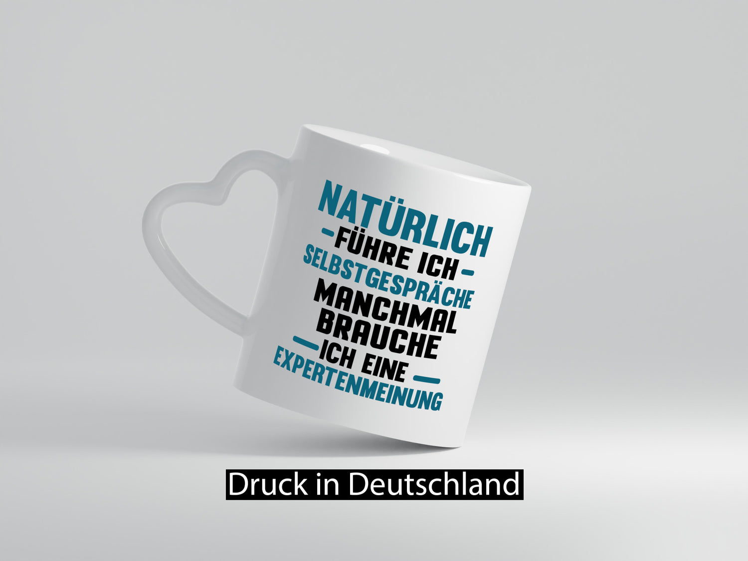 Expertenmeinung | Spruch witzig Selbstgespräche Geschenkidee Humor Tasse