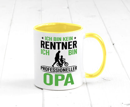 Ich bin kein renter Profesioneller Opa | Großvater Humor Familie Geschenkidee
