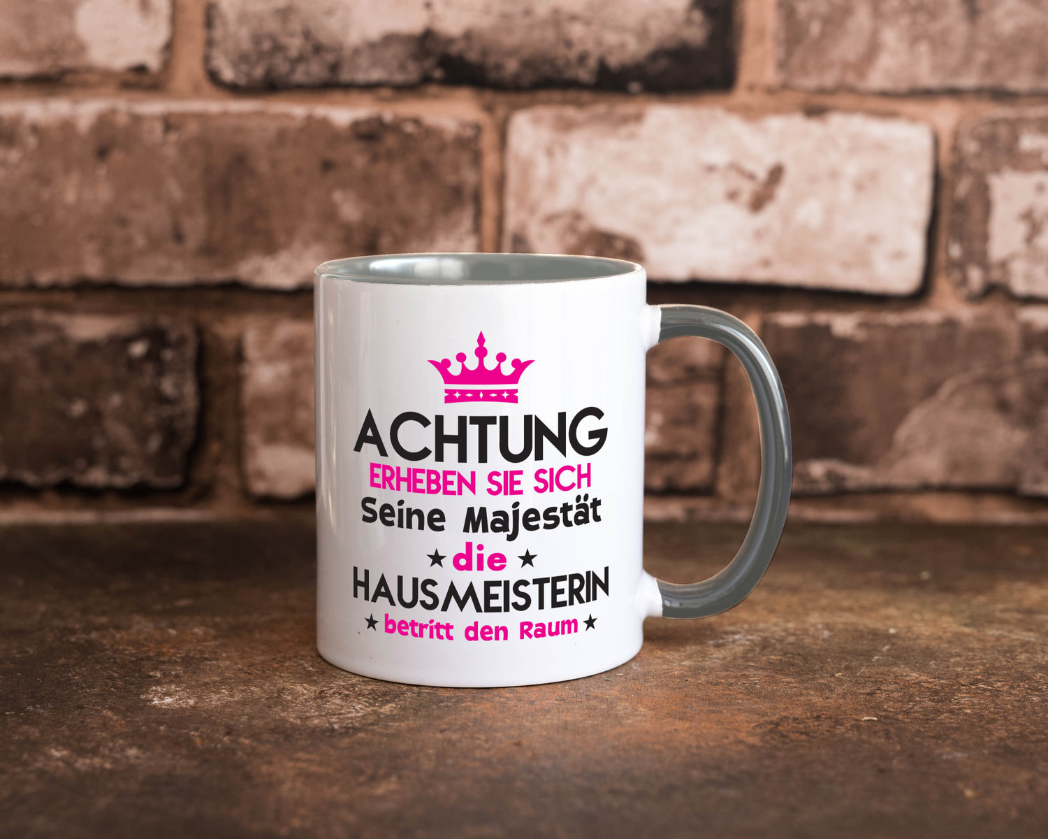 Seine Majestät Hausmeisterin | Hauswart Humor Geschenkidee Tasse