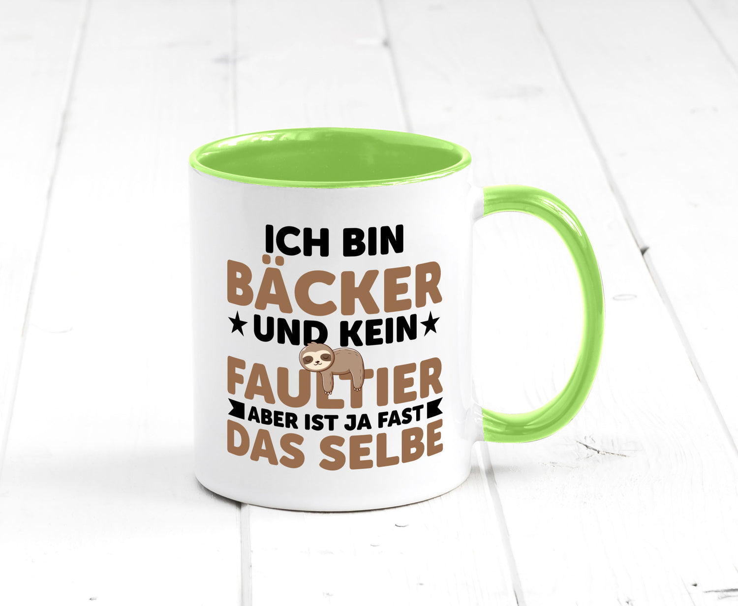 Ich bin kein Faultier: Bäcker | Bäckerei Backen Konditor Humor Tierliebhaber