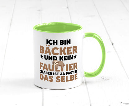 Ich bin kein Faultier: Bäcker | Bäckerei Backen Konditor Humor Tierliebhaber