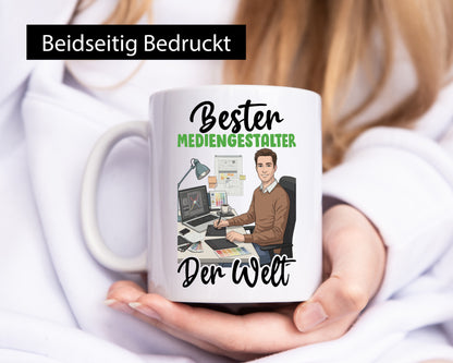 Bester Mediengestalter | Medien v2 Geschenk Humor Geschenkidee lustiger Spruch