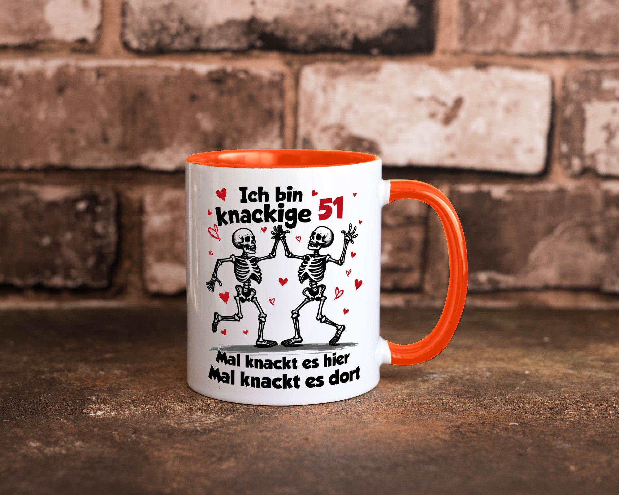 51. Geburtstag | Knackige 51 Ich bin alt v2 Humor Geschenkidee Tasse