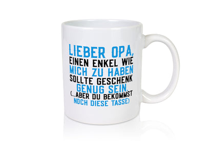 Einen Enkel wie mich zu haben | Opa Großvater Smiley Geschenk Familie