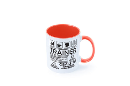 Achtung Probleme Trainer | Verein Sport lustig Humor Geschenkidee Geschenk Tasse