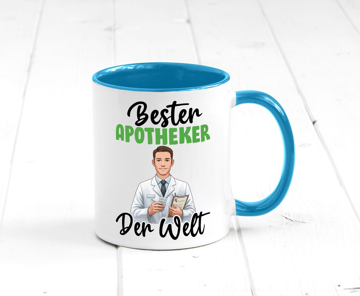 Bester Apotheker | Apotheke Pharmazie v2 Humor Geschenkidee Tasse