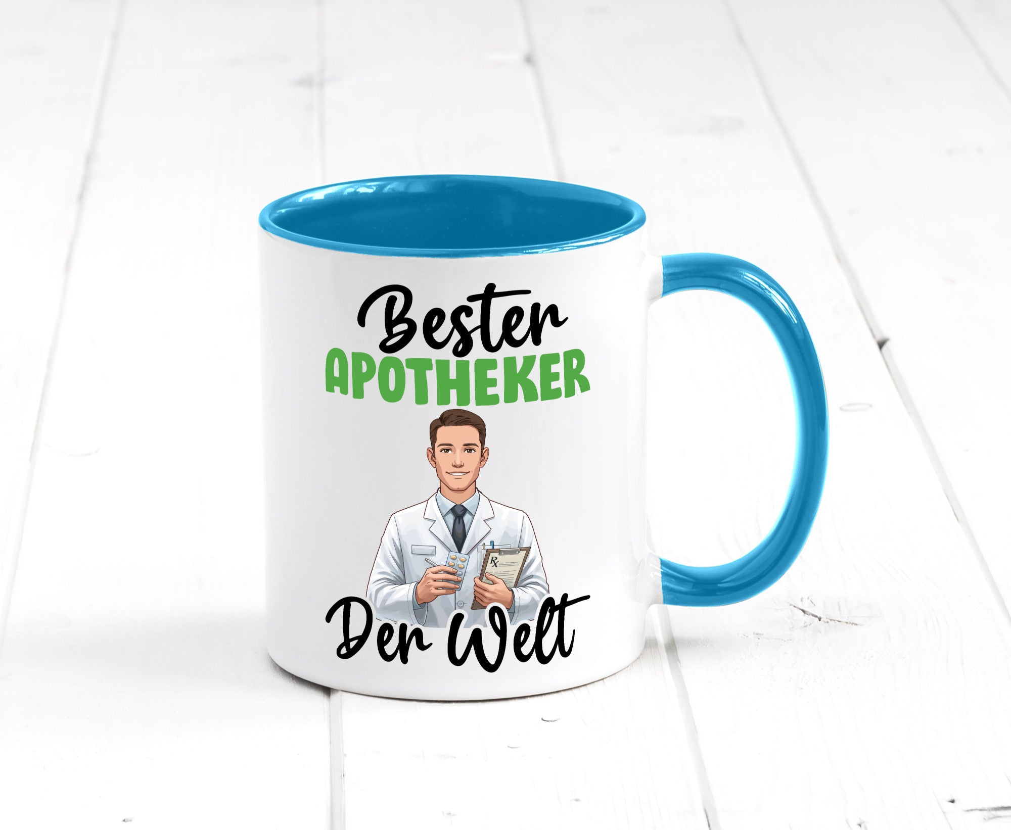 Bester Apotheker | Apotheke Pharmazie v2 Humor Geschenkidee Tasse