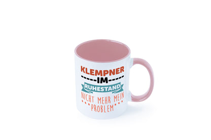 Klempner im ruhestand nicht mehr mein Problem Geschenkidee Jubiläum Humor Tasse