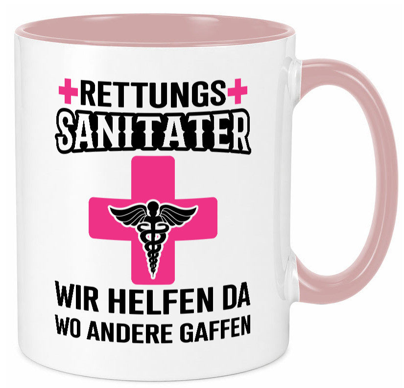 Rettungssanitäter | wir helfen wo andere Gaffen Geschenk Humor Geschenkidee Tasse