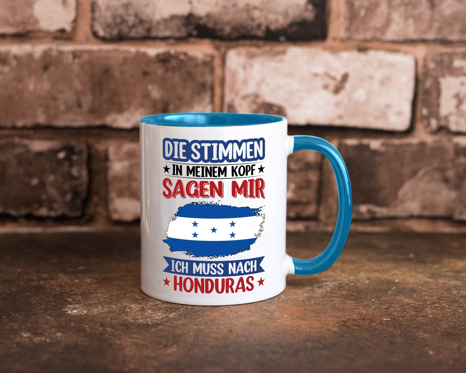 Honduras | Urlaub Stimmen in meinem Kopf Traumland Geschenkidee Humor Tasse
