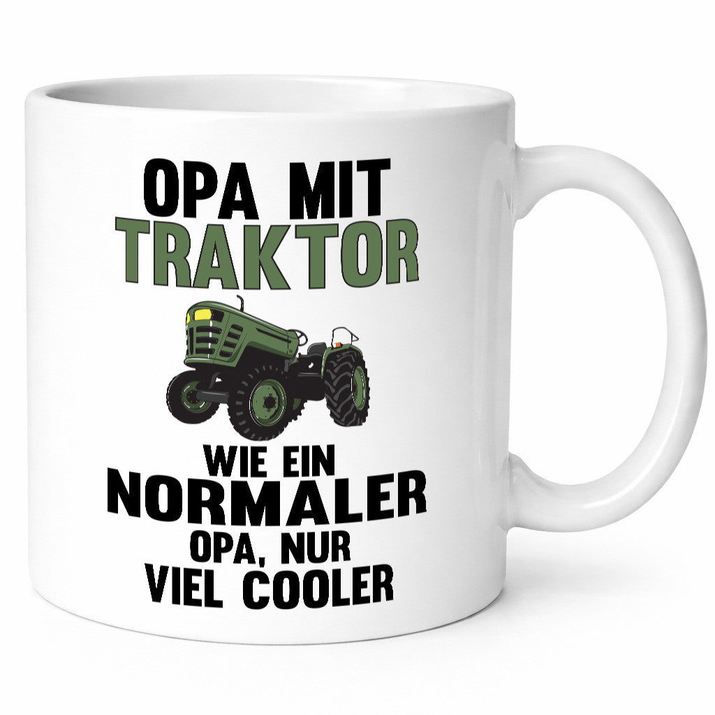 Opa mit Traktor, wie normal,nur cooler | Traktor Geschenkidee Familie Humor