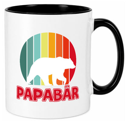 Papabär | Papa Tasse Vater Vatertag Bär lustiger Spruch Geschenk Familie