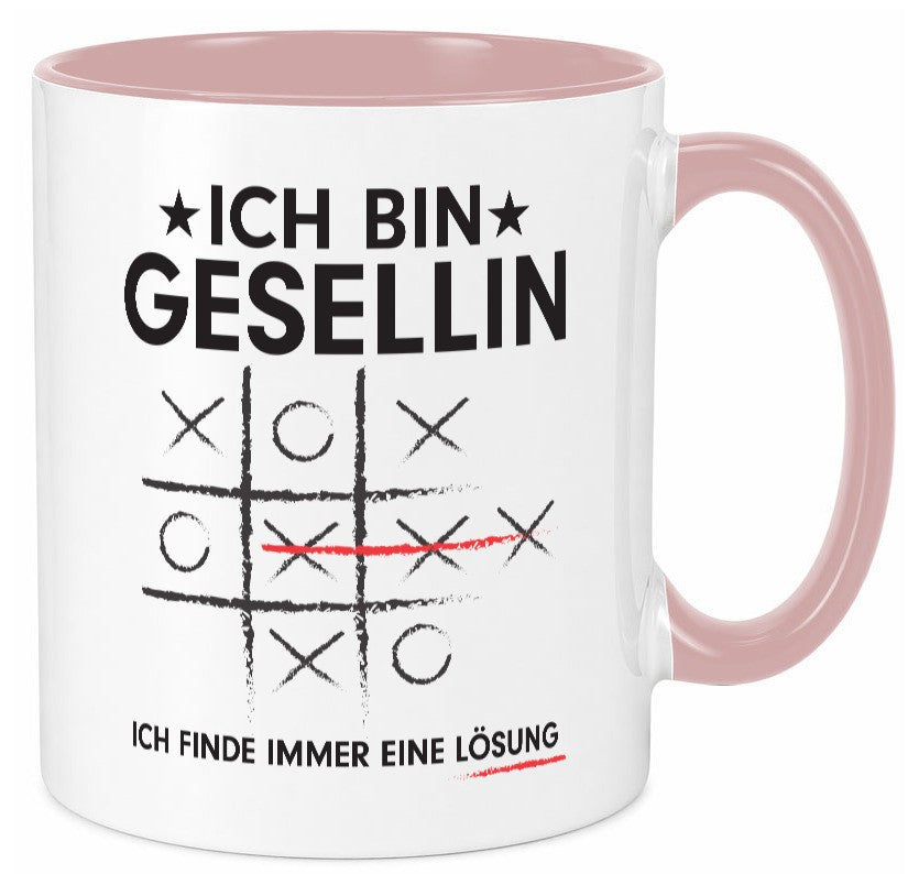 Löse Probleme: Gesellin | Handwerkerinnen Geschenkidee Humor Tasse