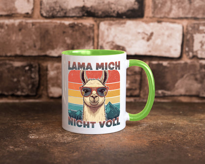 Lama mich nicht voll | Alpaka Kamel Retro lustig Humor Geschenkidee Geschenk
