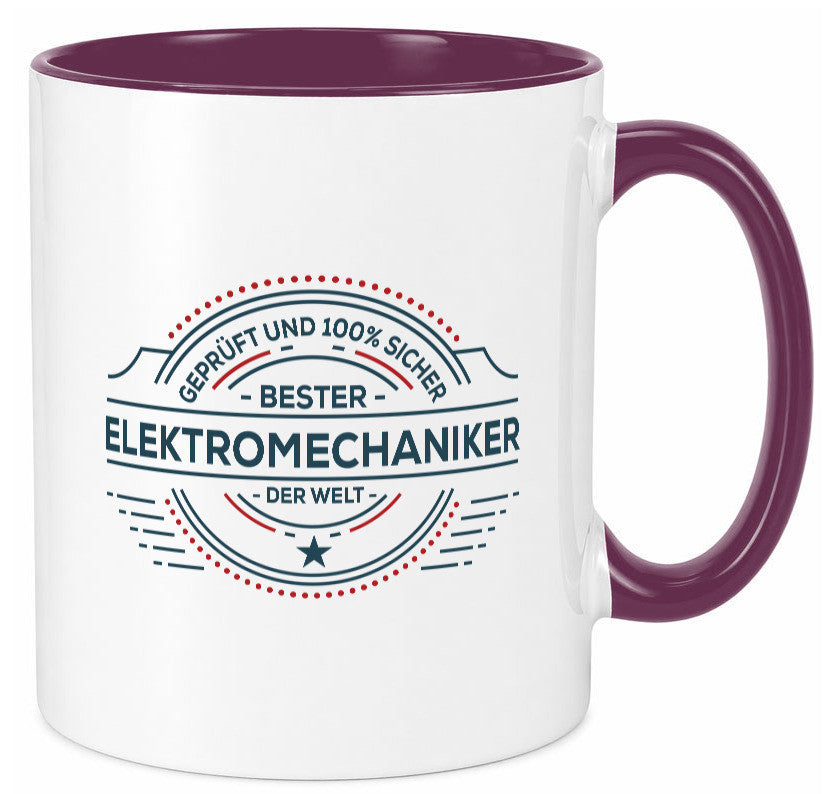 Geprüft und sicher: Elektromechaniker | Mechaniker Geschenk Humor Geschenkidee