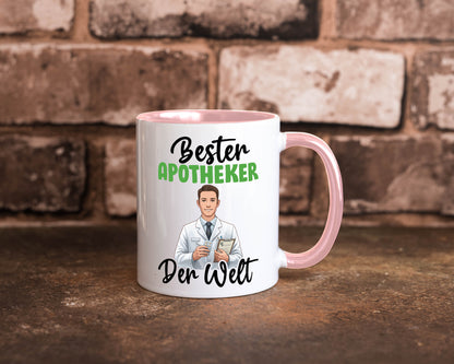Bester Apotheker | Apotheke Pharmazie v2 Humor Geschenkidee Tasse