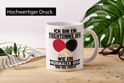 Tischtennis Opa, normal, nur viel cooler | Tennis Humor Familie Geschenkidee