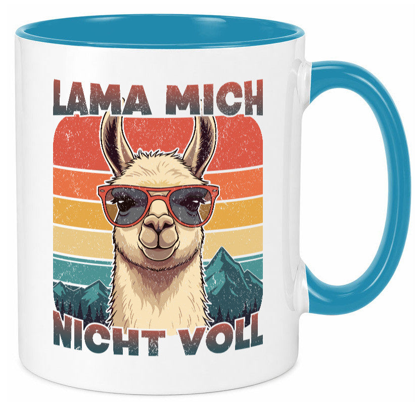Lama mich nicht voll | Alpaka Kamel Retro lustig Humor Geschenkidee Geschenk