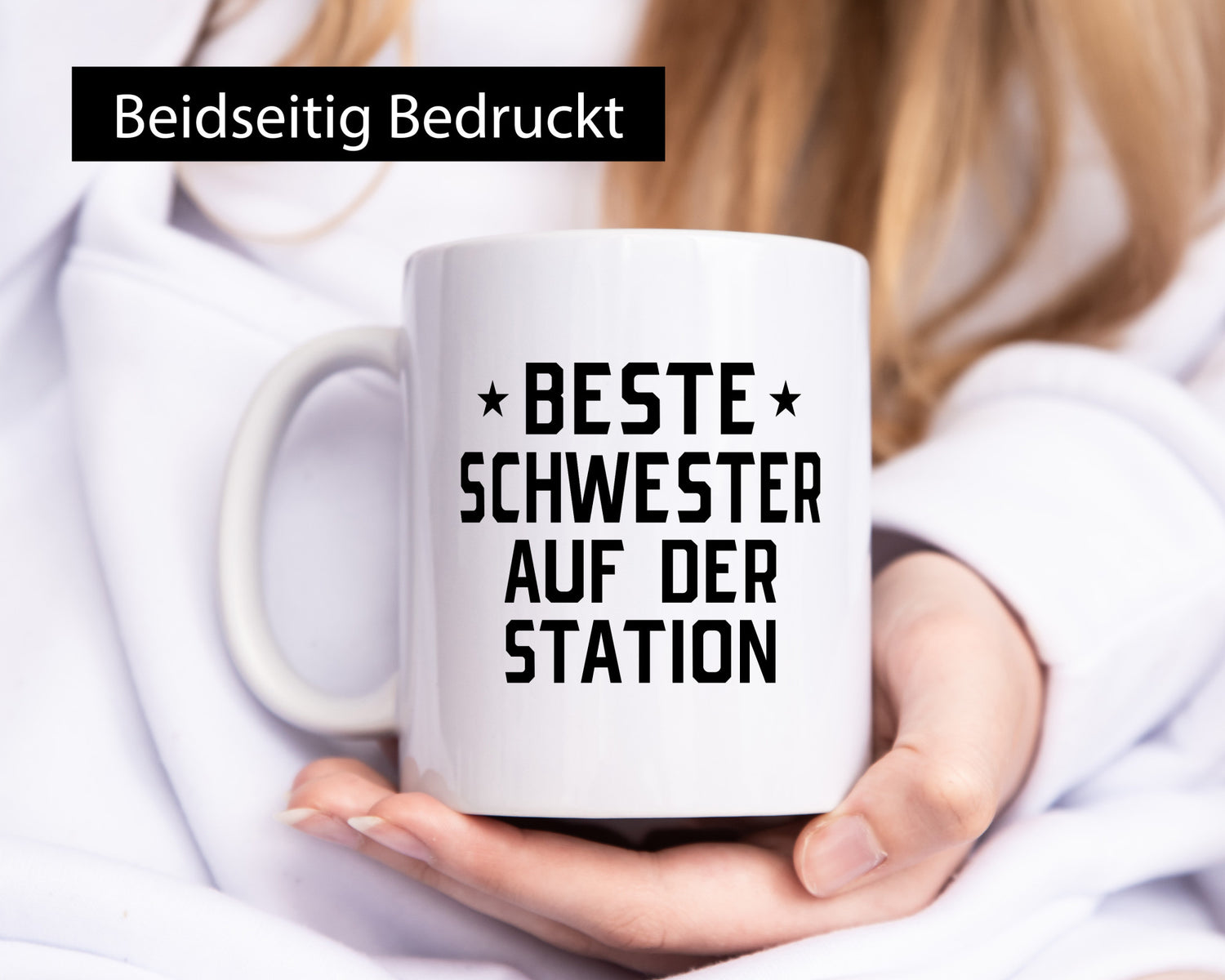 Beste Schwester auf der Station | Sterne Krankenschwester Geschenkidee Humor
