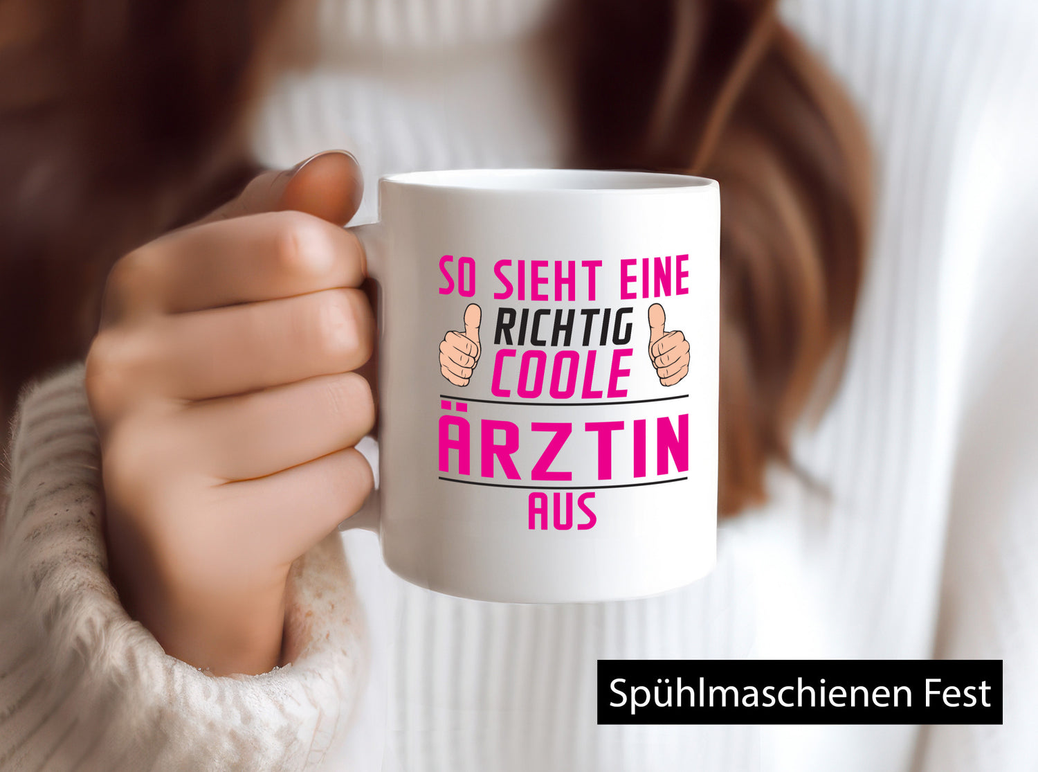 Richtig Coole Ärztin | Medizin Doktorin Fachärztin Geschenkidee Humor Tasse