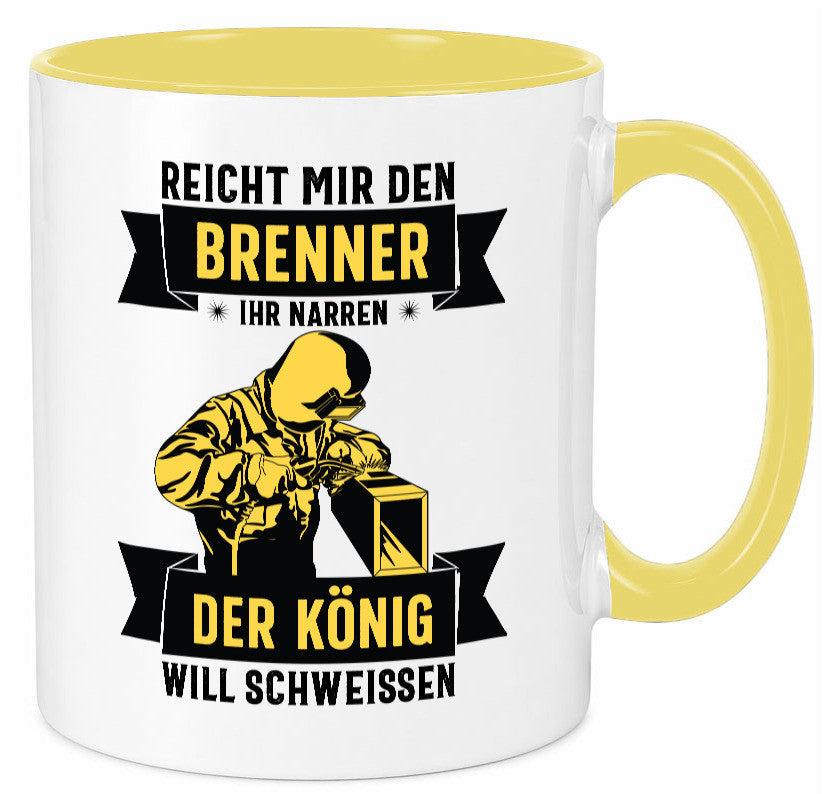 König will schweissen | Schweisser Sterne lustiger Spruch Geschenk Humor