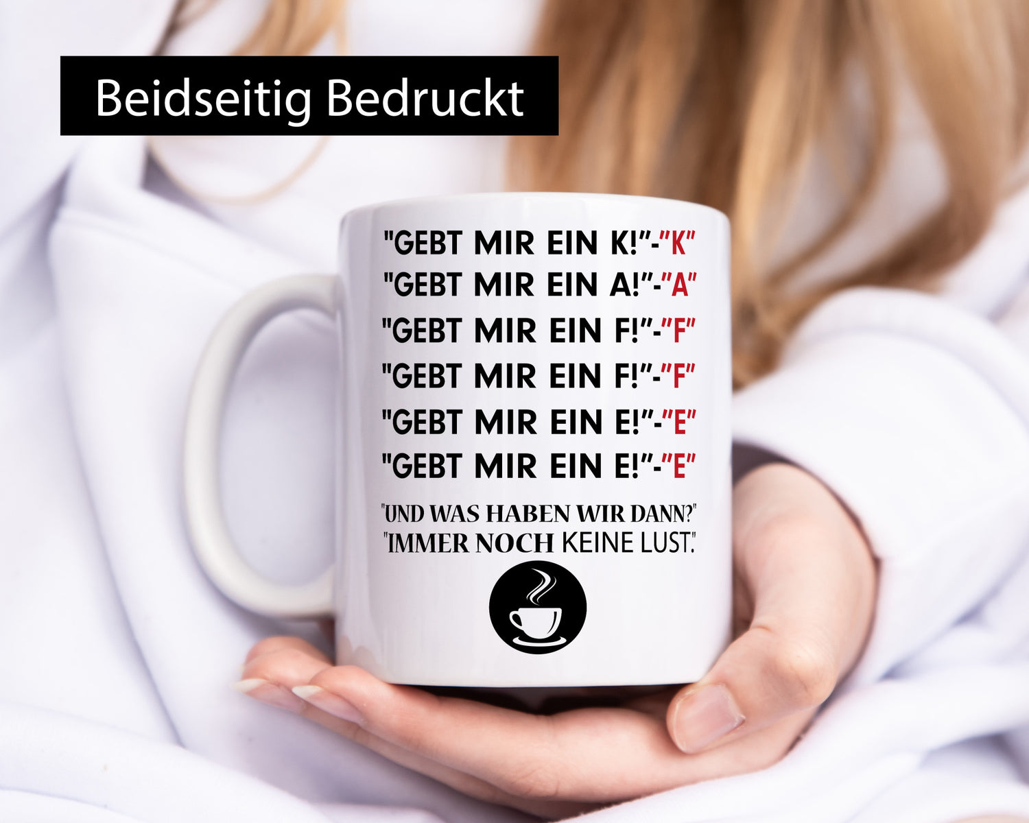 Keine Lust | Kaffeetrinker Tasse Büro Spruch Witz Humor Arbeit Kollegen