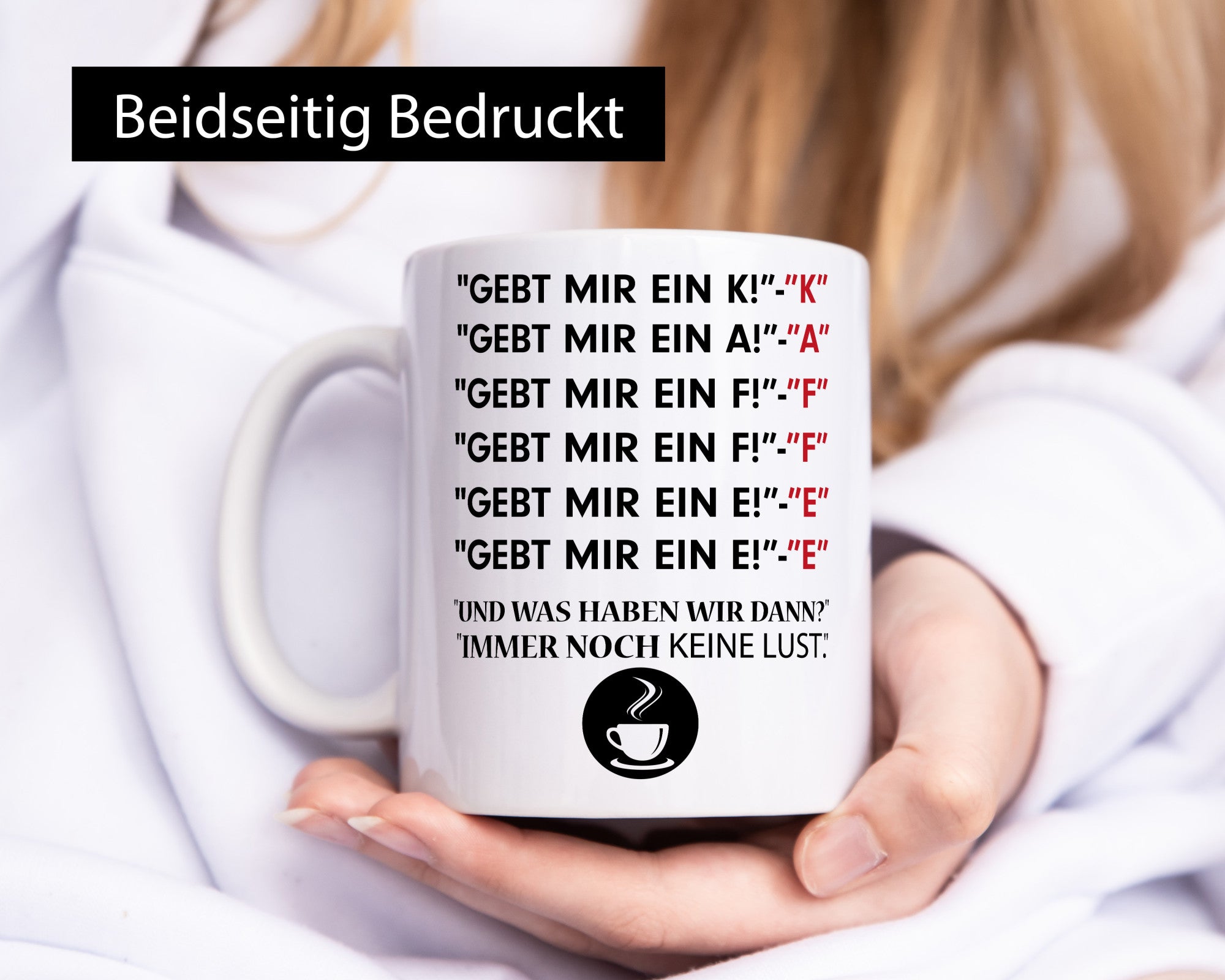 Keine Lust | Kaffeetrinker Tasse Büro Spruch Witz Humor Arbeit Kollegen