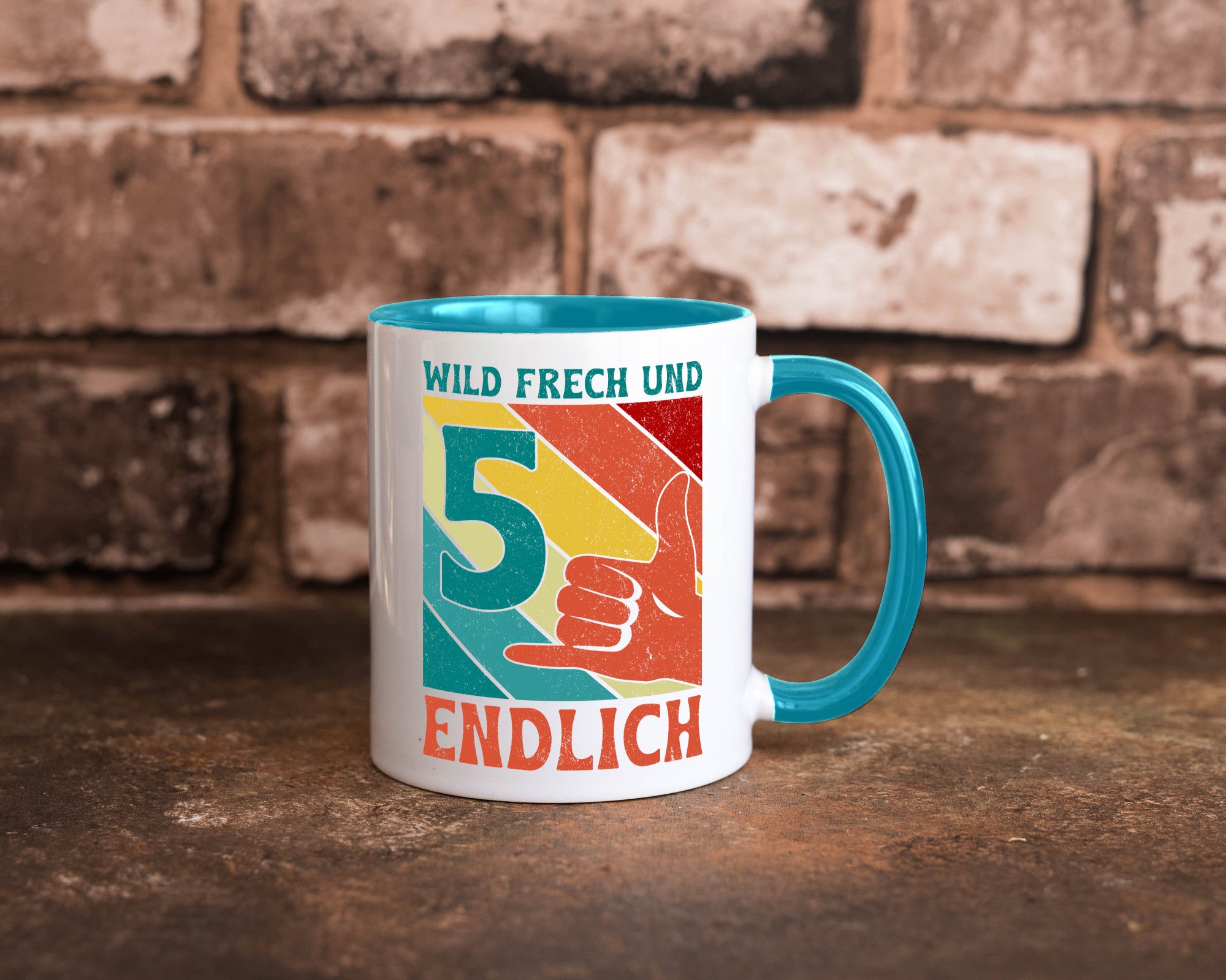 5. Geburtstag | 5 Jahre Wild und Frech Geschenk Geschenkidee lustiger Spruch