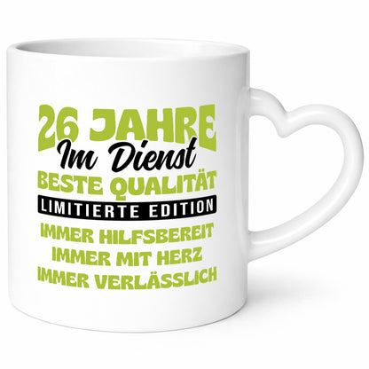 26 Jahre im Dienst | Jubiläum Arbeit v4 Geschenk Kollegen Büro lustiger Spruch